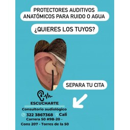 Protectores auditivos anatomicos cali